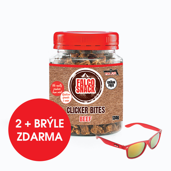 Clicker bites hovězí 130g