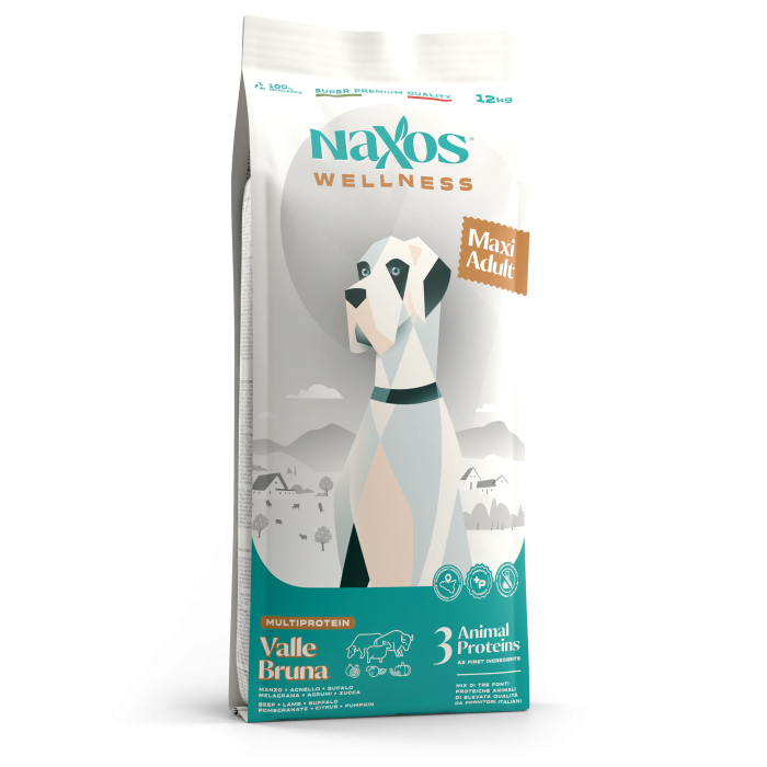 NAXOS wellness adult maxi hovězí, jehněčí, bůvolí 12kg