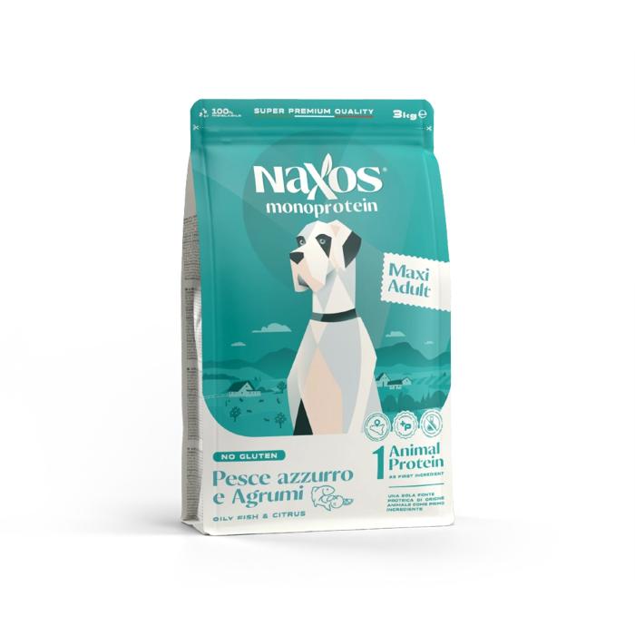 NAXOS monoprotein adult maxi ryba s citrusy 12kg