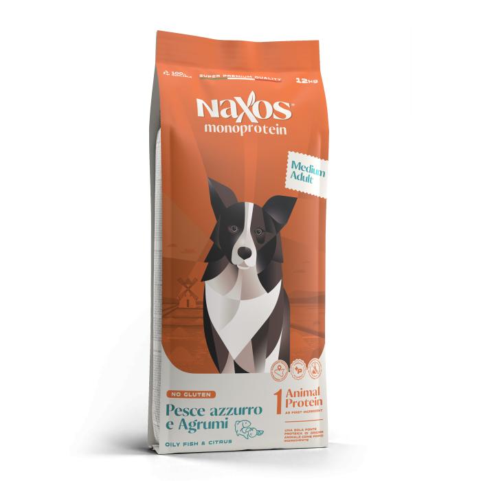 NAXOS monoprotein adult medium ryba s citrusy 12kg